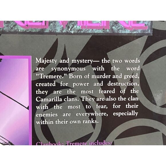 Vampire The Masquerade, Clanbook: Tremere, RPG Sourcebook, WW 2057 1994 - Picture 11 of 13